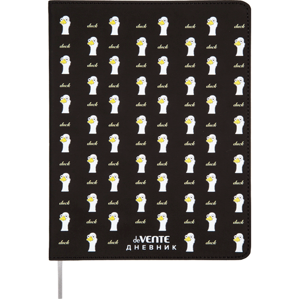 Дневник 1-11 класс интегральная обложка искусственная кожа deVENTE Many Ducks, арт. 2020467