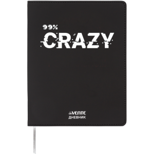 Дневник 1-11 класс интегральная обложка искусственная кожа deVENTE 99% Crazy, арт. 2222560
