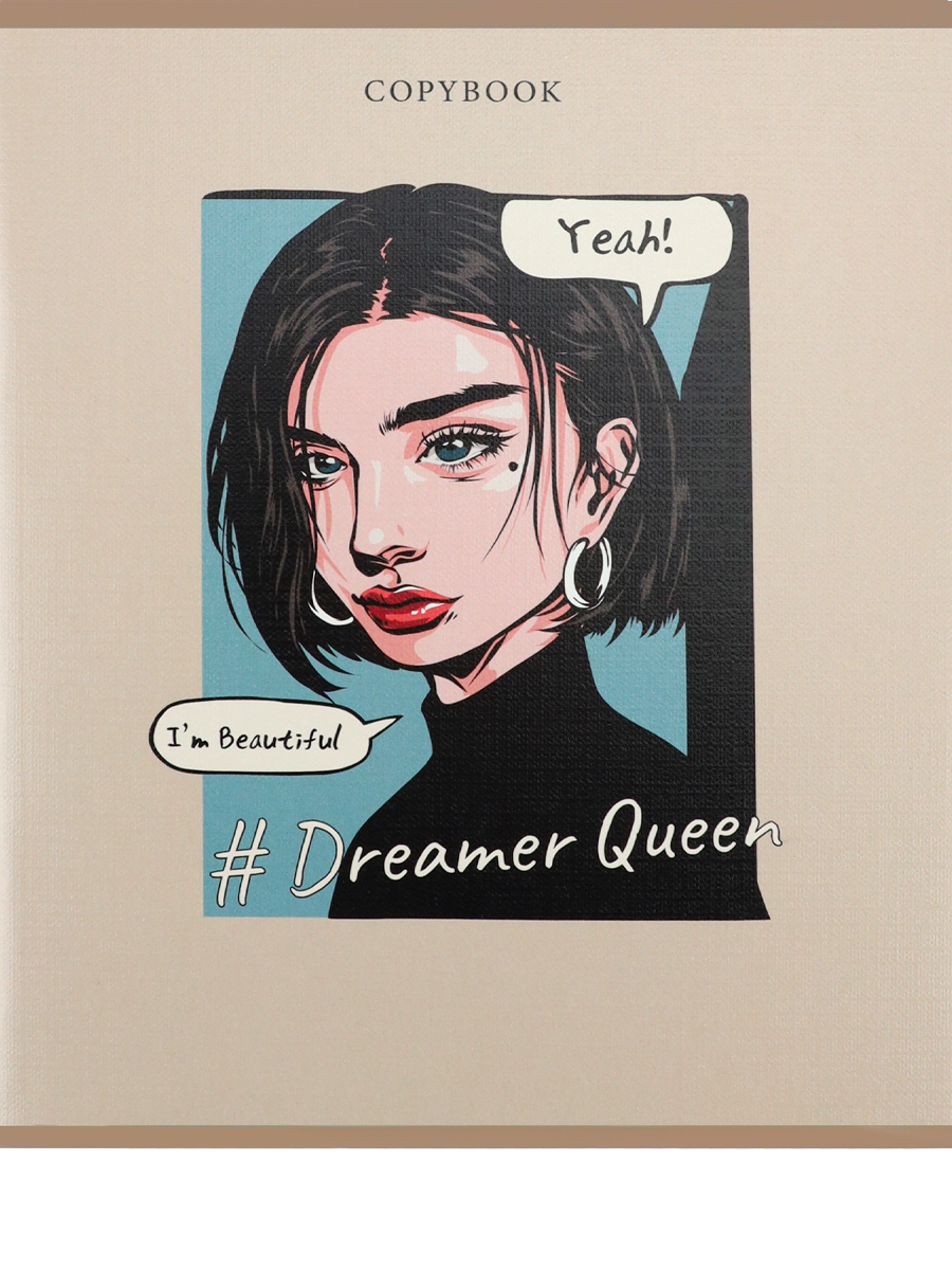 Тетрадь А5 96листов клетка ПРОФ-ПРЕСС Девушки с цветами, арт. 96-9174