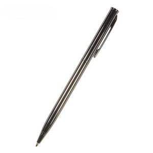 Ручка подарочная шариковая синяя BRUNO VISCONTI Palermo корпус вороненая сталь поворотный механизм, арт. 20-0250/20