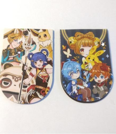 Закладка магнитная SWEETCAT  Геншин Персонажи 2шт/уп, арт. НМЗ-03