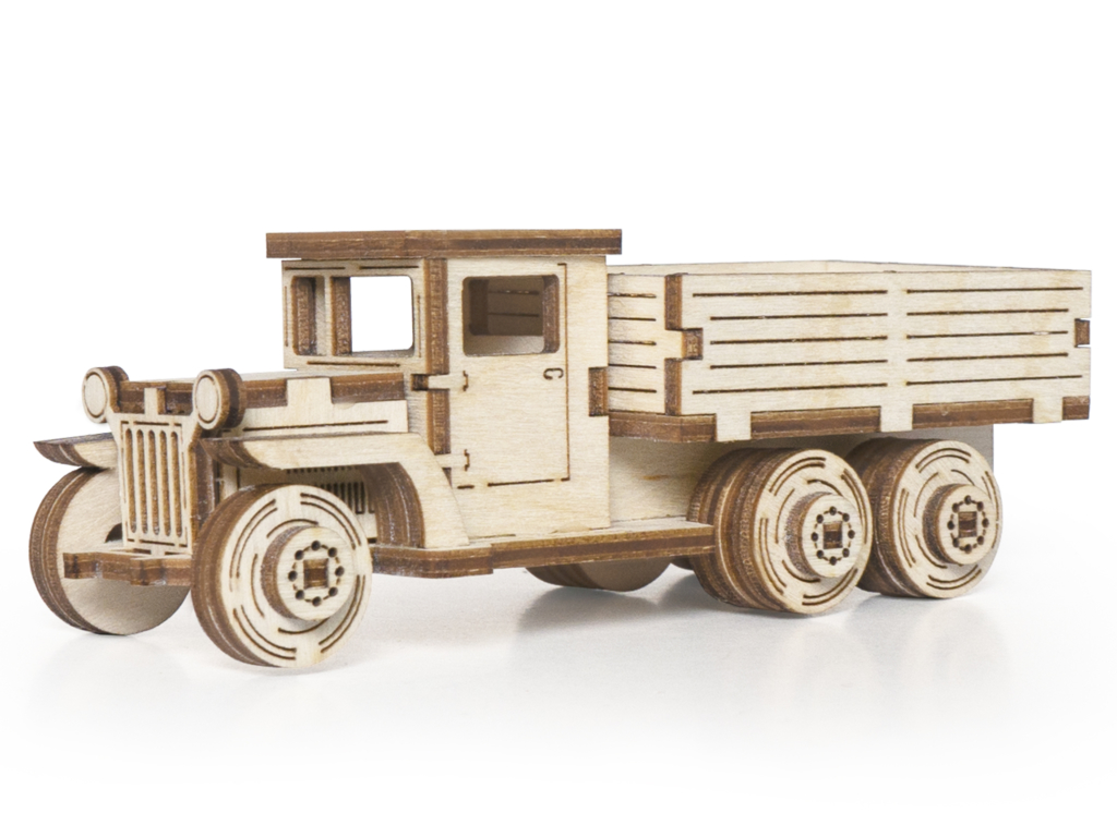 Конструктор деревянный LEMMO Грузовичок ЛТ-В 49 дет, арт. ЛТ-2