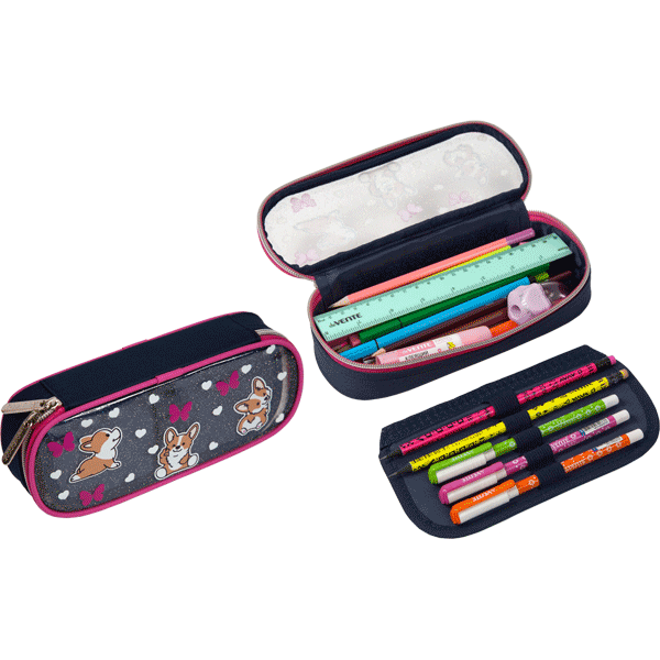 Пенал 1 отделение deVENTE Corgi с органайзером-створкой, арт. 7023252