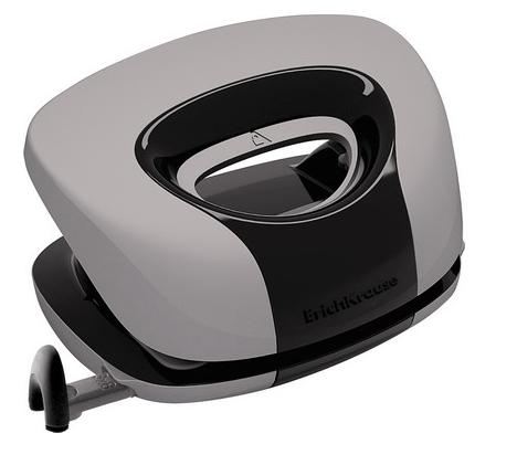 Дырокол на 15л ERICH KRAUSE R20 серый, арт. 24200