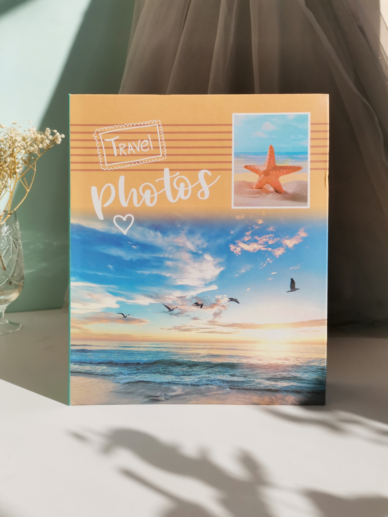 Фотоальбом 10*15 200 фото ПОЛИНОМ Pure Ultramarine Чайки, арт. FA 200.008-2