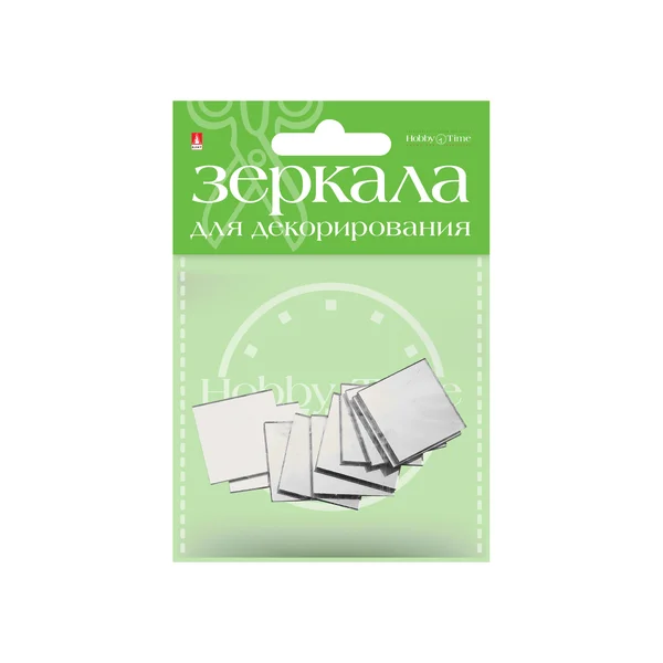 Декор для творчества Зеркало квадратное 10шт/упак АЛЬТ, арт. 2-471/02
