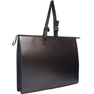 Папка для чертежей и рисунков с ручками пластиковая А2 deVENTE черная, арт. 3075499