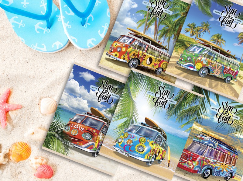 Тетрадь А5 48л клетка ПЗБМ Будем чилить ассорти, арт. 029463