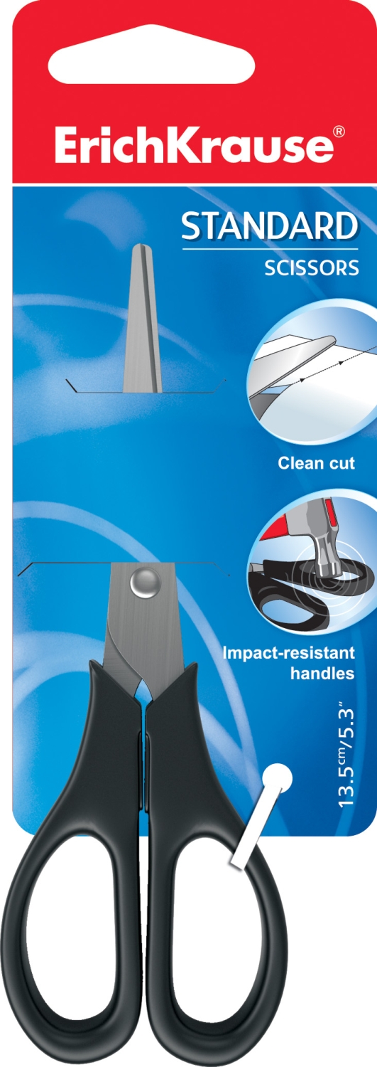 Ножницы 135мм ERICH KRAUSE Standart/ EasyCut, арт. 21919