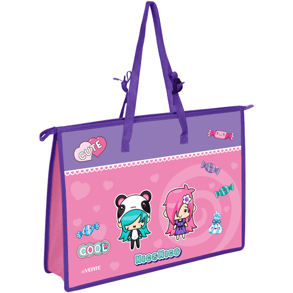 Папка для чертежей и рисунков с ручками пластиковая А3 deVENTE NicoNico , арт. 3075208