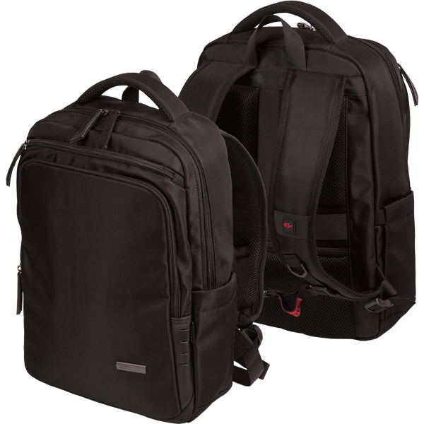 Рюкзак deVENTE Business черный уплотненная спинка с вентилируемыми вставки отделение для ноутбука, арт. 7032373