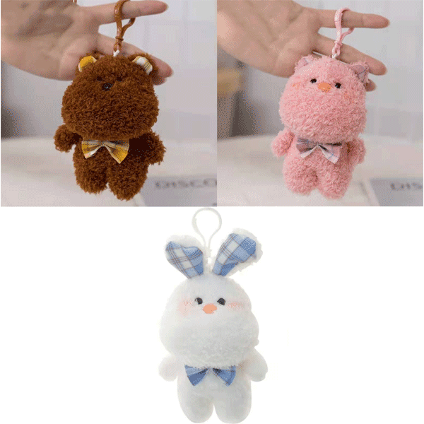 Брелок deVENTE Friends плюшевый с карабином ассорти, арт. 9020207