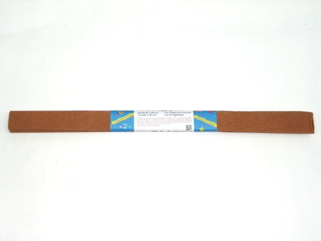 Бумага цветная крепированная 50см*250см deVENTE светло-коричневая, арт. 8040807