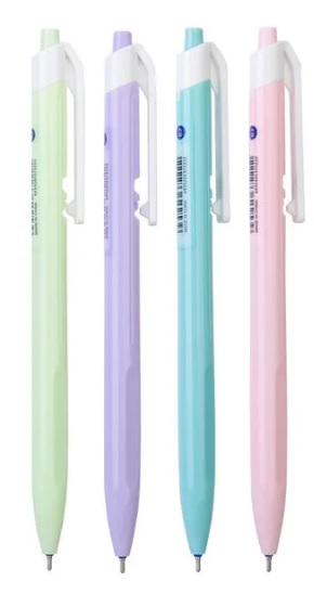 Ручка шариковая автоматическая синяя игольчатый стержень 0,7/0,4 DELI X-tream корпус ассорти одноразовая, арт. EQ03330