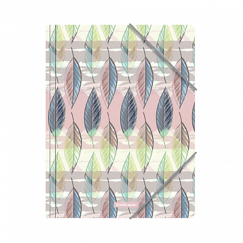 Папка на резинках А4 ERICH KRAUSE Flora, арт. 49298