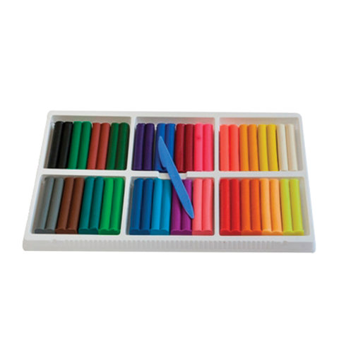 Пластилин 24цв 420гр ЛУЧ Фантазия восковой со стеком, арт. 25С 1525-08