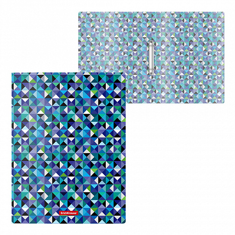 Папка на 2-х кольцах А4 24мм ERICH KRAUSE Сubes, арт. 47154