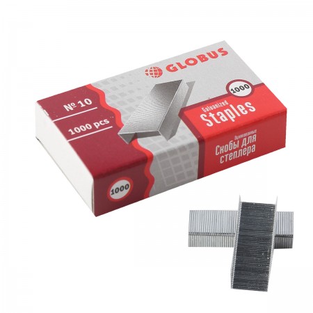 Скобы №10 GLOBUS, арт. С10-1000
