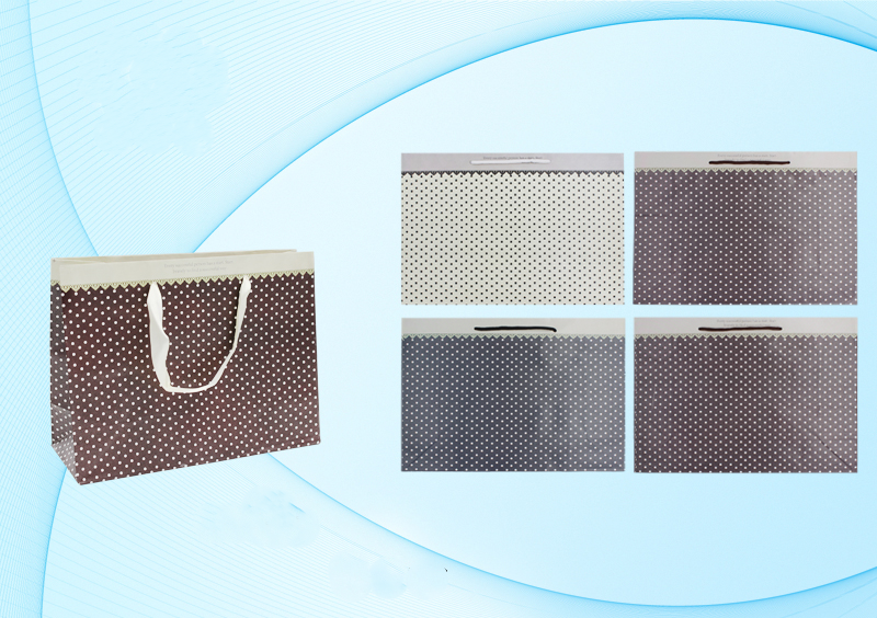 Пакет подарочный 18*23 MC BASIR Горошек , арт. MC-4106