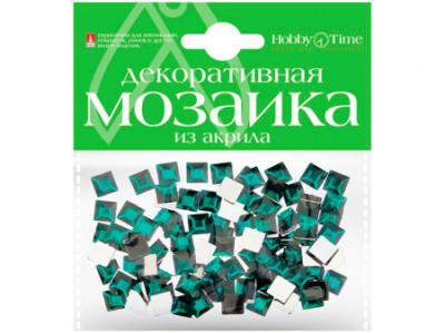 Декор для творчества Мозаика из акрила АЛЬТ зеленый, арт. 2-334/13