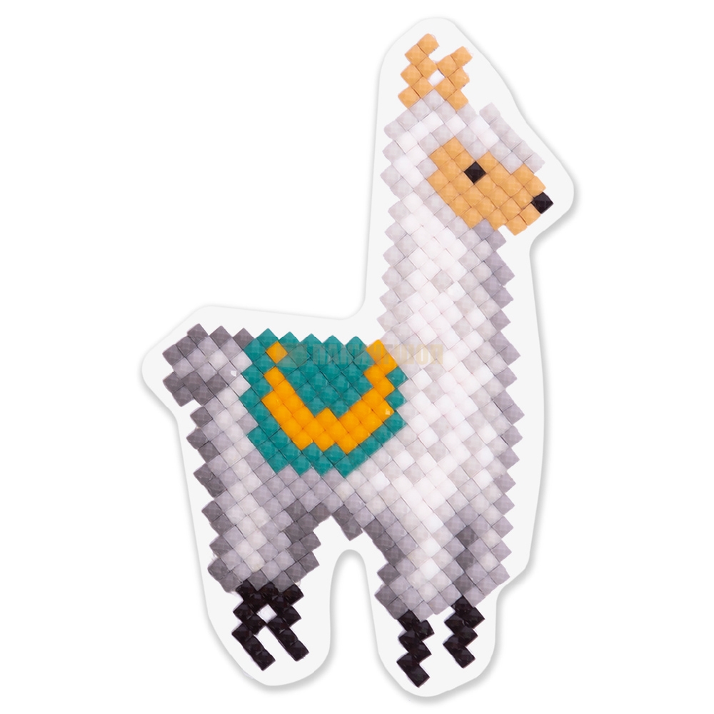 Набор для творчества Алмазная мозаика Магнит ФРЕЯ Лама 5,5*9,5, арт. ALVM-035