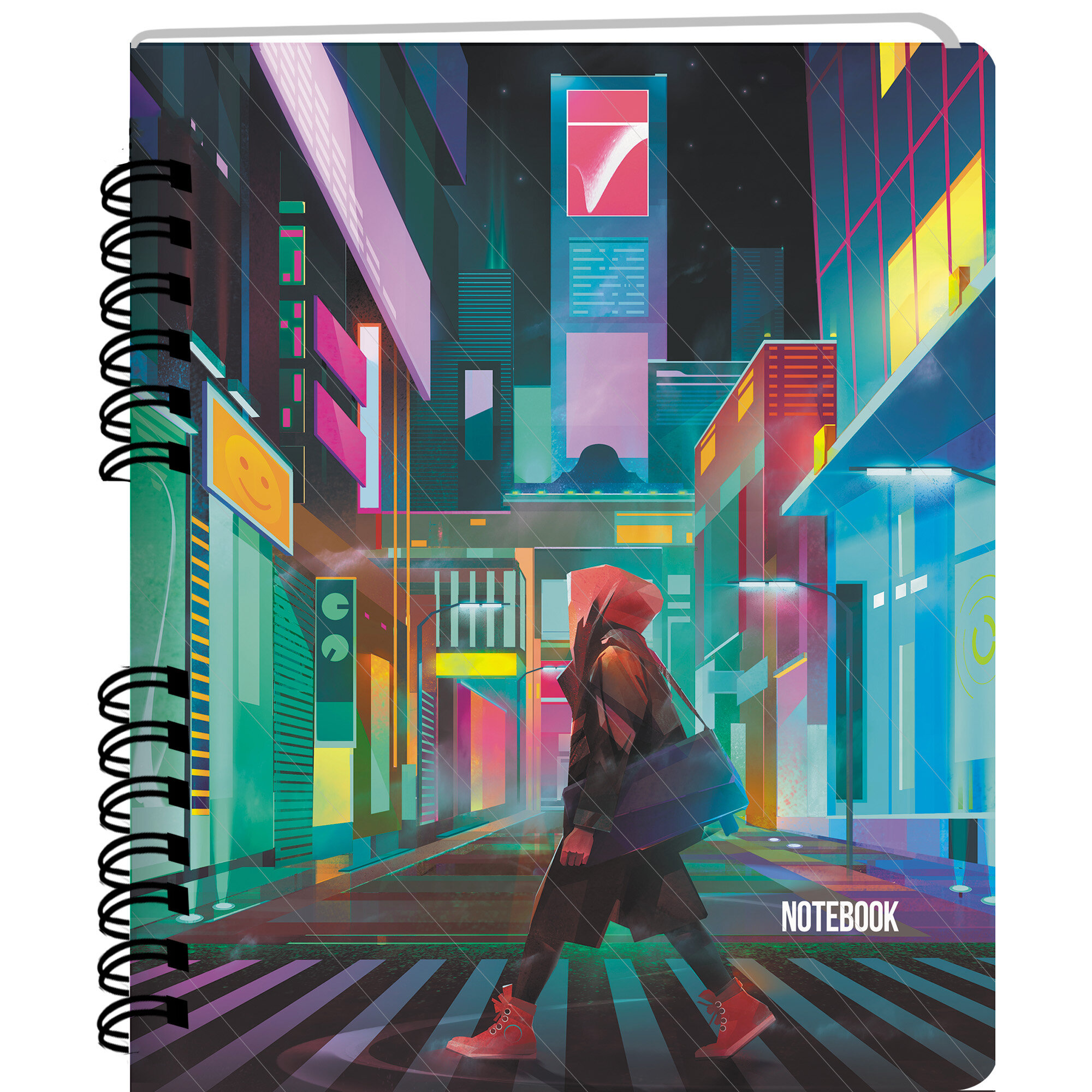 Тетрадь А5 96л клетка спираль LISTOFF My Notes №5, арт. ТПМН596103