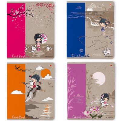 Тетрадь А5 48листов клетка АЛЬТ Романтика. Восходящее солнце, арт. 7-48-297