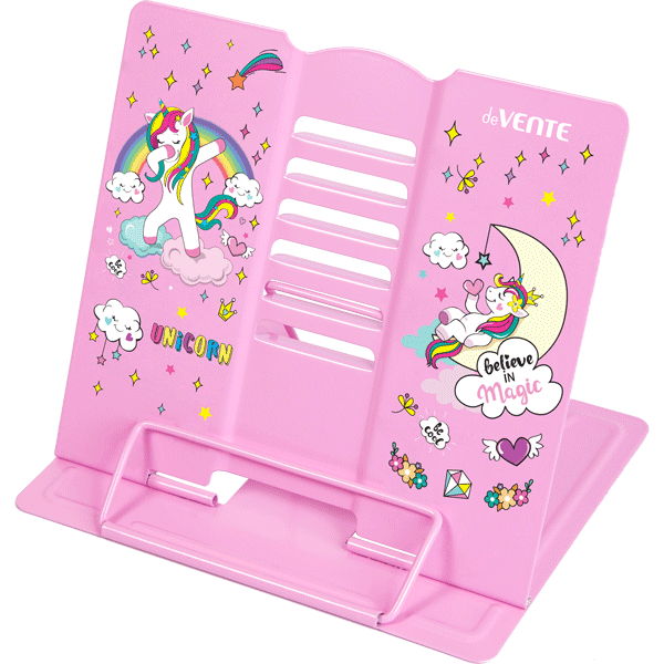 Подставка для книг с упором металлическая deVENTE Magic Unicorn, арт. 8063100