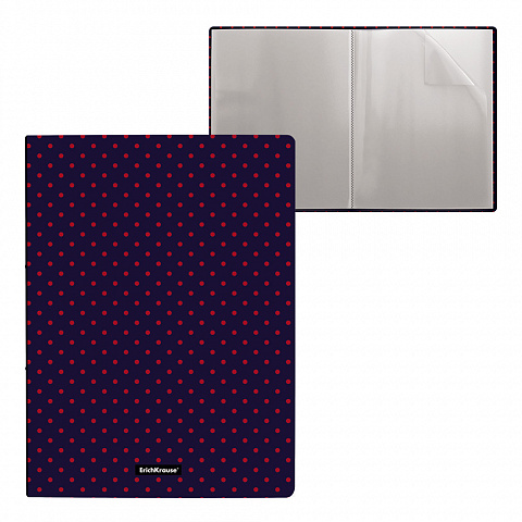 Папка с мультифорами 20стр ERICH KRAUSE Dots in Blue, арт. 52757