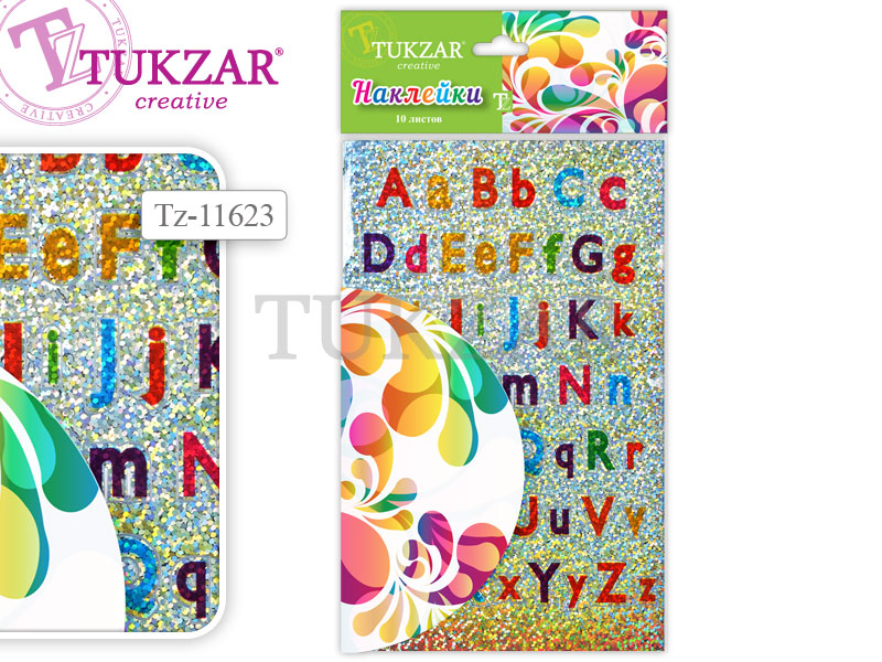 Наклейки Английский алфавит TUKZAR, арт. TZ-11623