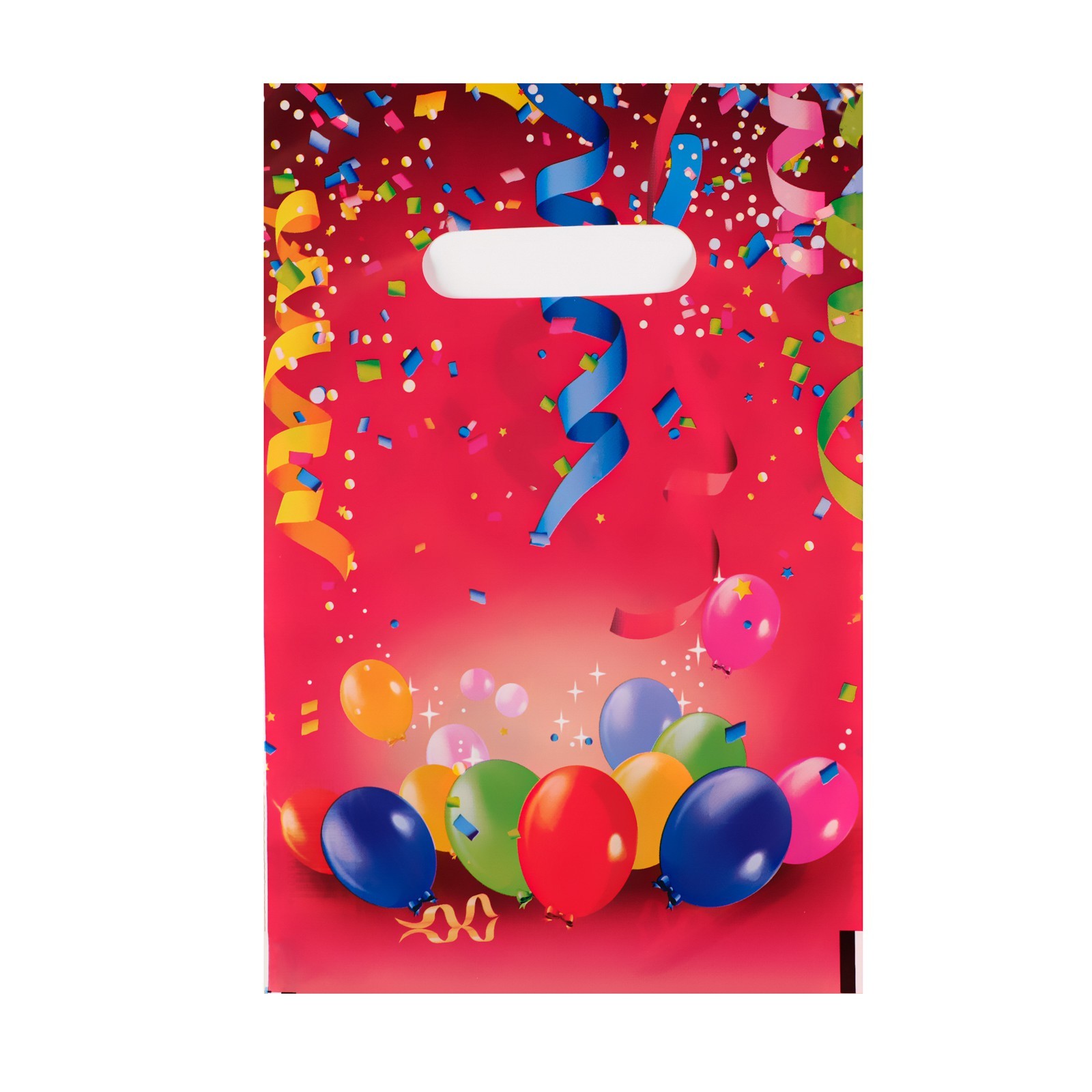 Пакет полиэтиленовый пробивные ручки 20*30 СИМА-ЛЭНД Праздничные шары , арт. 7642450