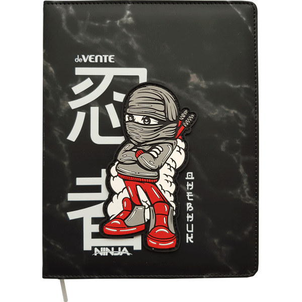 Дневник 1-11 класс твердая обложка искусственная кожа deVENTE Ninja, арт. 2022366