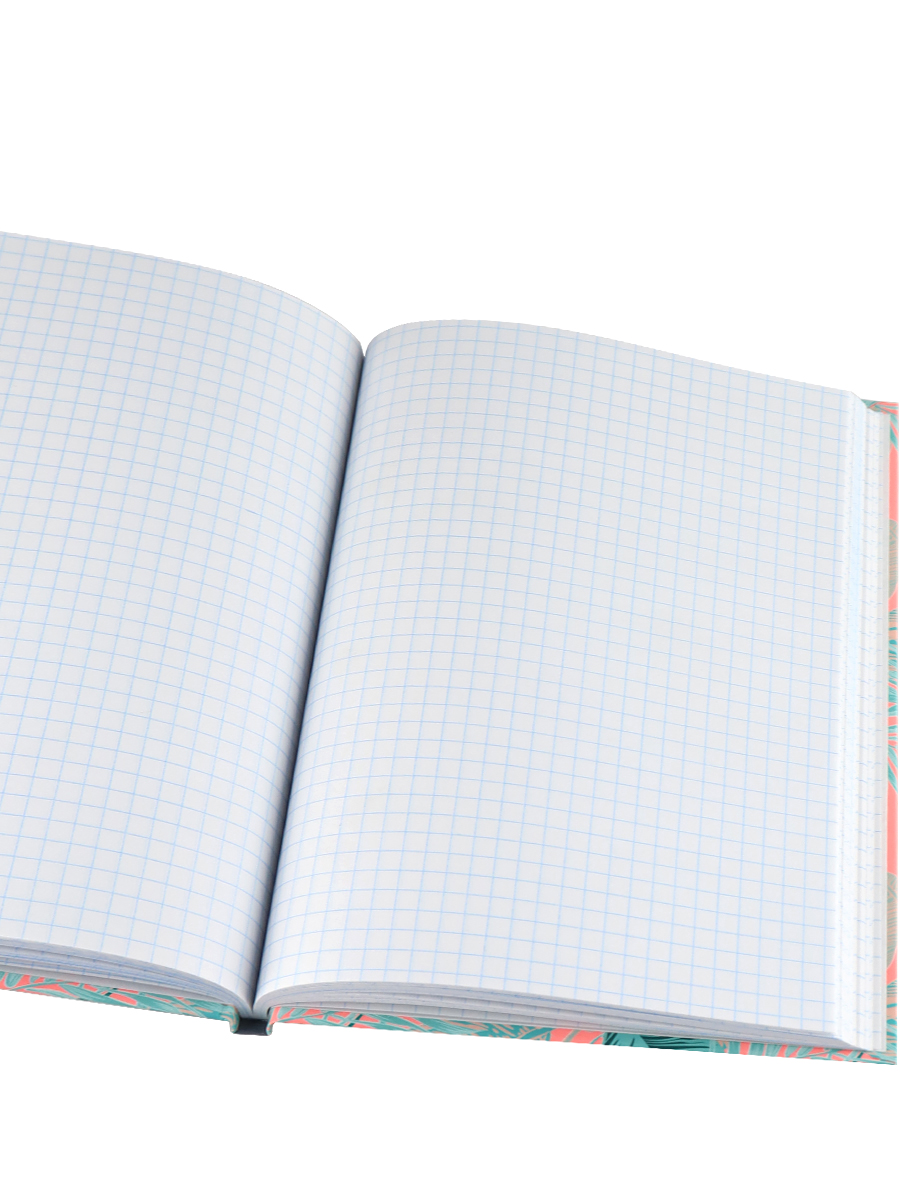 Записная книжка А5 80листов клетка ПРОФ-ПРЕСС Девушка в тропиках твердая обложка, арт. К80-5783