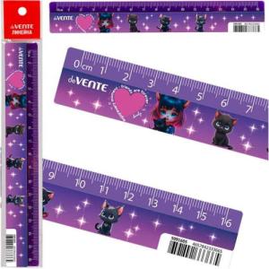 Линейка 16см пластиковая deVENTE Friends Forever, арт. 5091605