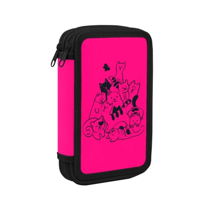 Пенал 2 отделения ФЕНИКС Кошки, арт. 53977