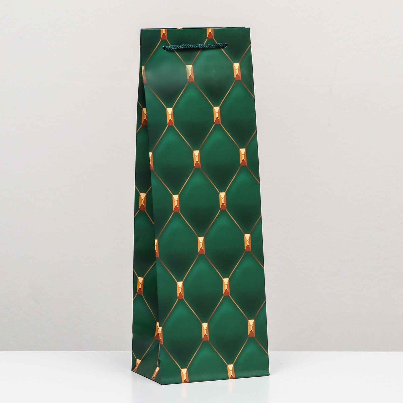 Пакет подарочный 12*36 под бутылку ассорти, арт. 1238