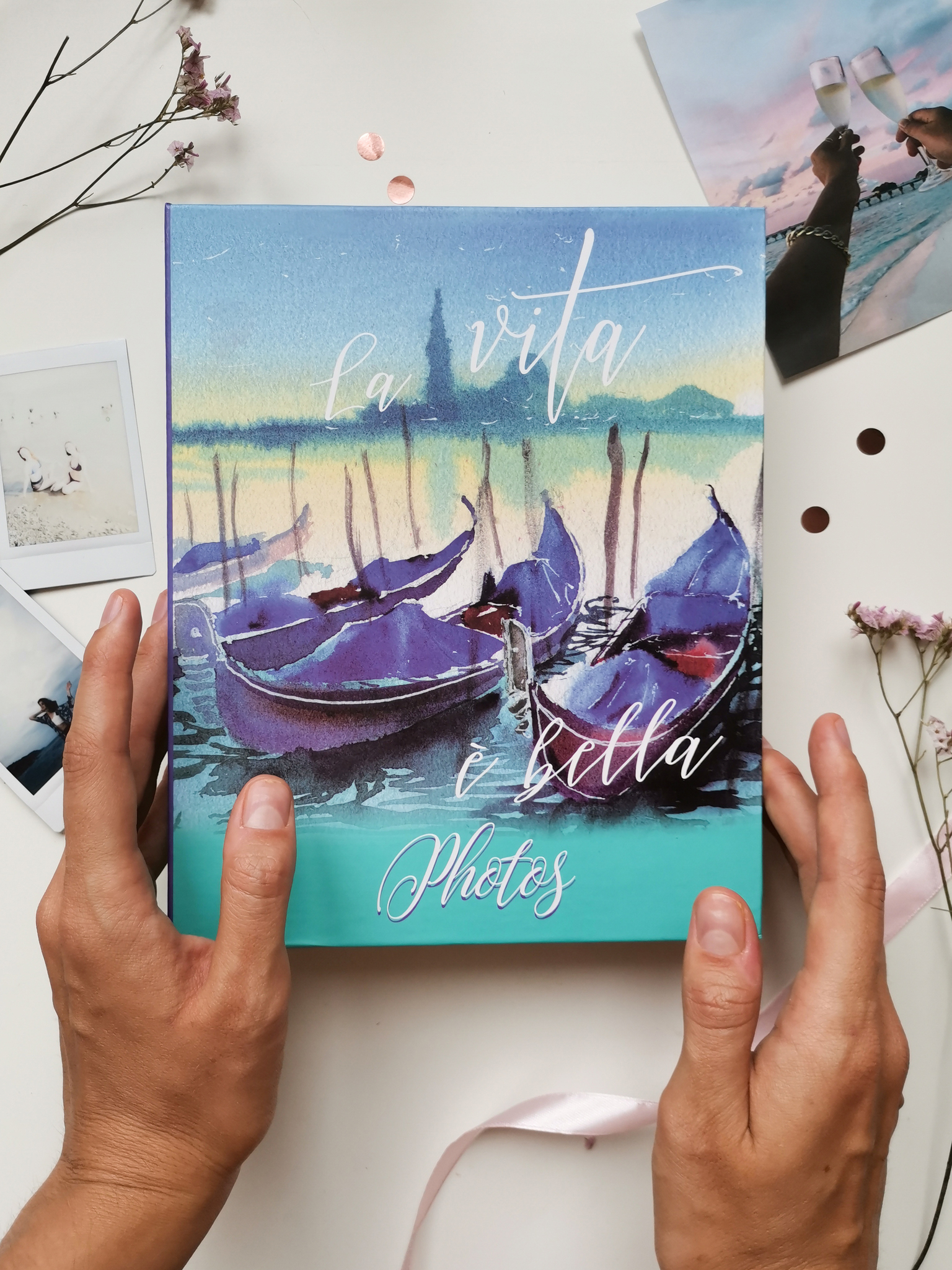 Фотоальбом 10*15 200 фото ПОЛИНОМ Watercolor Travel Венеция, арт. FA 200RV.001-3