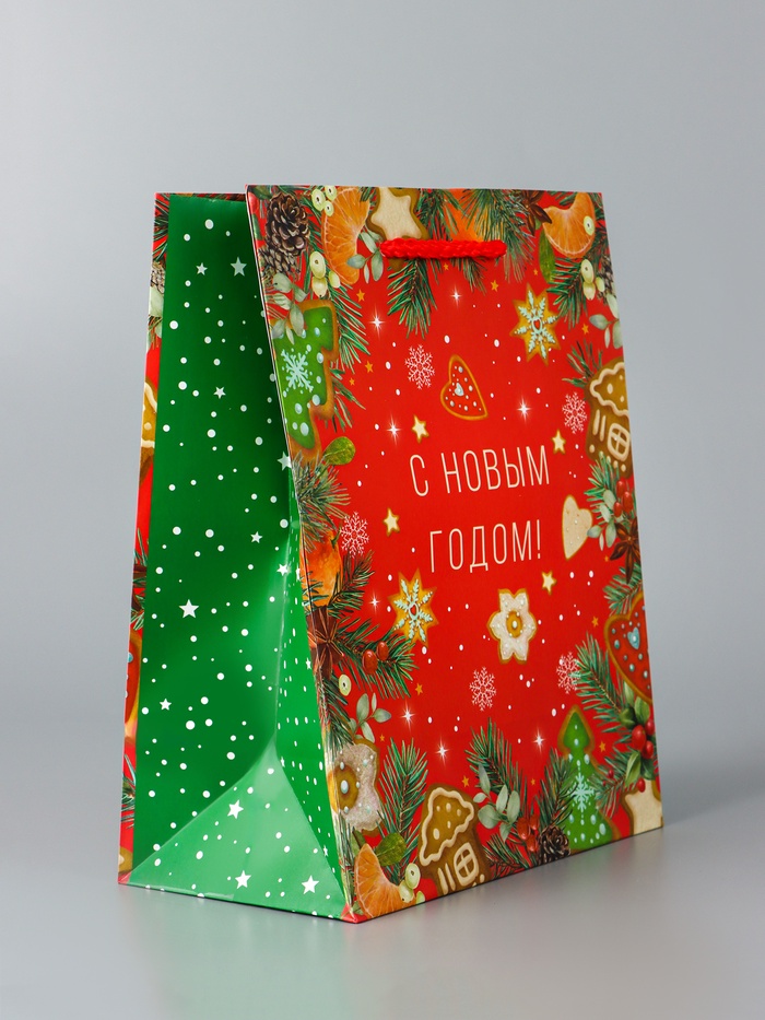 Пакет подарочный 18*22,3 АРТ ДИЗАЙН С Новым годом!, арт. 10544198/0192.199