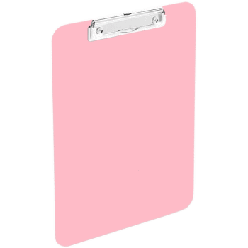 Папка планшет А4 пластиковая deVENTE Pastel розовая, арт. 3034001