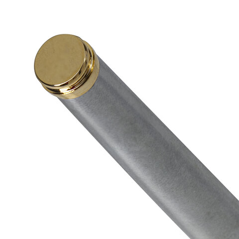 Ручка подарочная перьевая BRAUBERG Brioso корпус серебро/золото футляр, арт. 143464