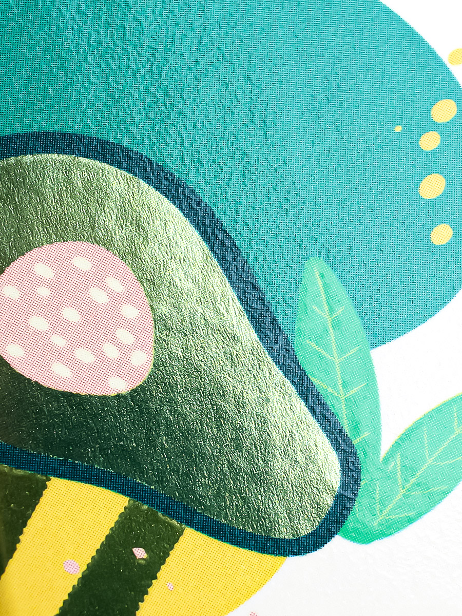 Записная книжка А6 64л клетка ПРОФ-ПРЕСС Авокадо и абстракция твердая обложка, арт. 64-4158