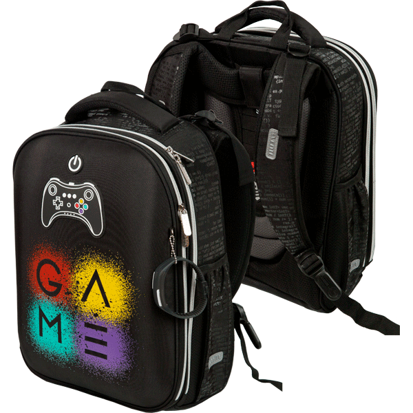 Рюкзак школьный deVENTE Choice Game каркасный ортопедическая спинка, арт. 7033226