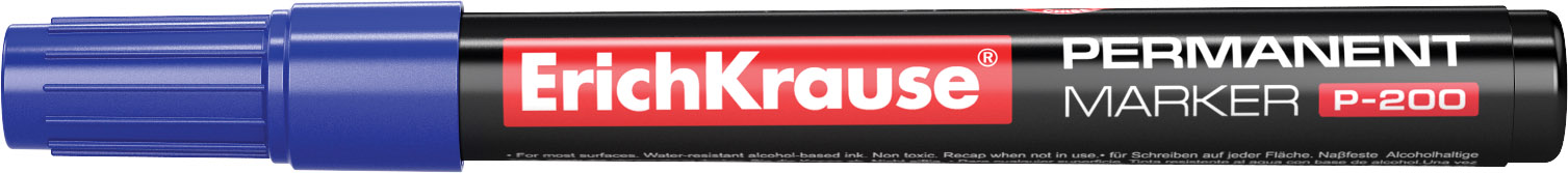 Маркер перманентный синий круглый 2,2мм ERICH KRAUSE P-200 , арт. 4778