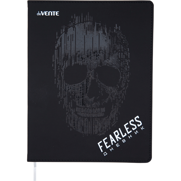 Дневник 1-11 класс интегральная обложка искусственная кожа deVENTE Fearless, арт. 2021319