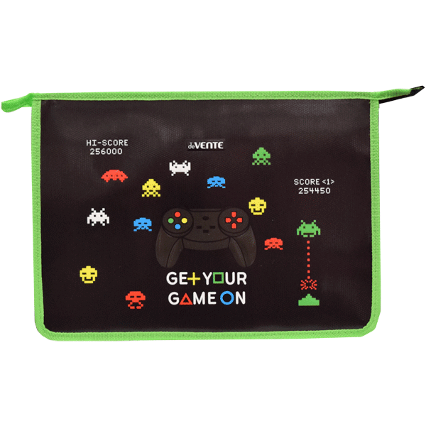 Папка для тетрадей А4 на молнии 1 отделение deVENTE Game ON дно с расширением до 5см, арт. 8053217