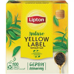 Чай LIPTON Yellow Label 100пакетиков, арт. 620001