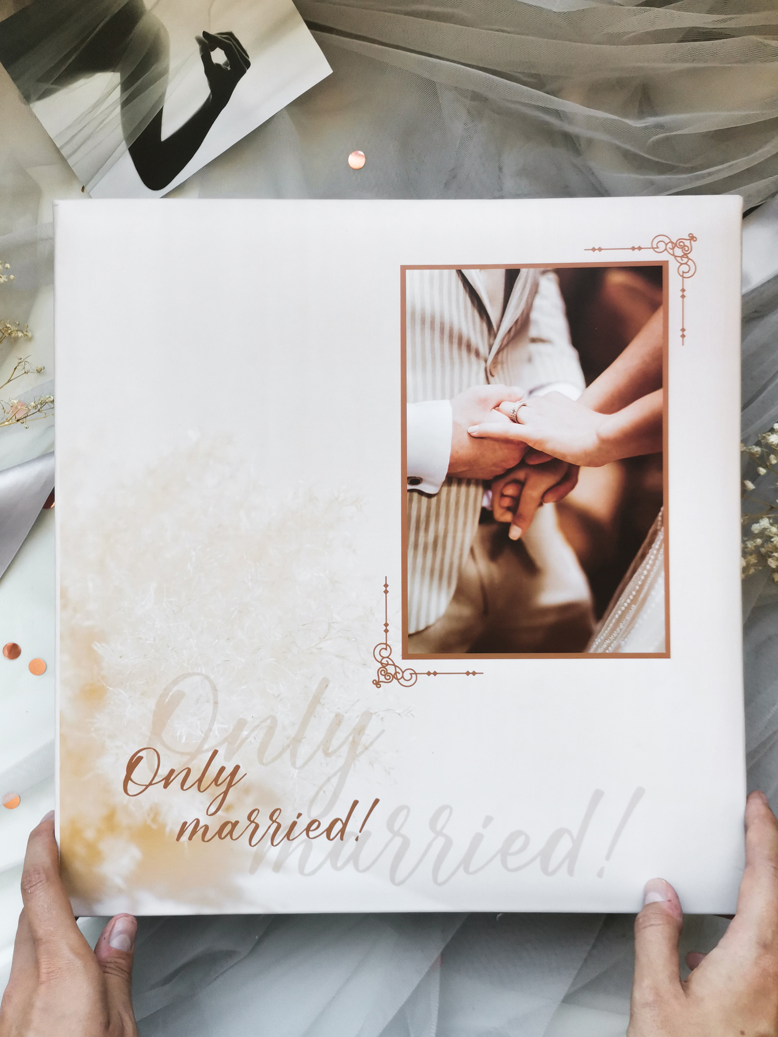 Фотоальбом 10*15 500 фото ПОЛИНОМ Only Married Новобрачные, арт. FA 500.002-1