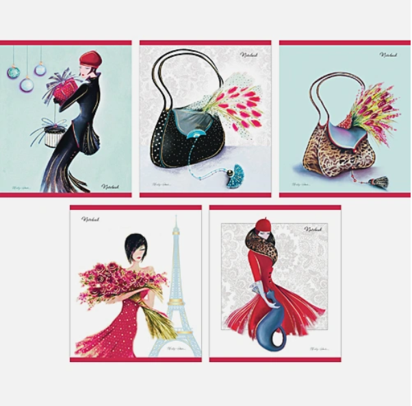 Тетрадь А5 48листов клетка UNNIKA Gallery. Стильный образ, арт. ТКФЛ484477