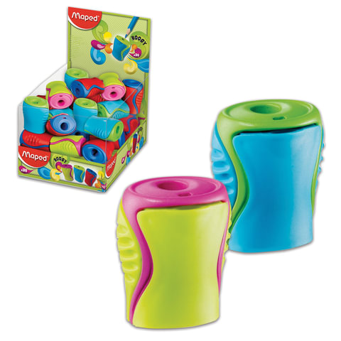 Точилка с контейнером MAPED Boogy ассорти, арт. 063311