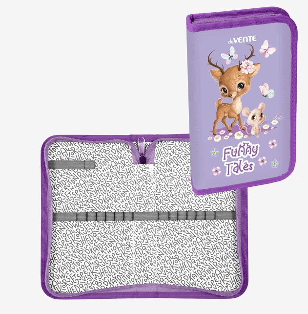 Пенал 1 отделение deVENTE Funny Tales, арт. 7015300